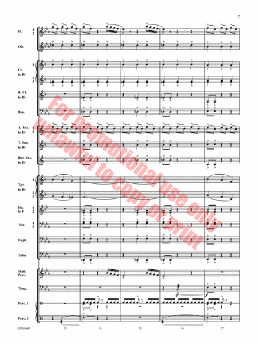 If I Could Fly Concert Band scores gallery preview page 8