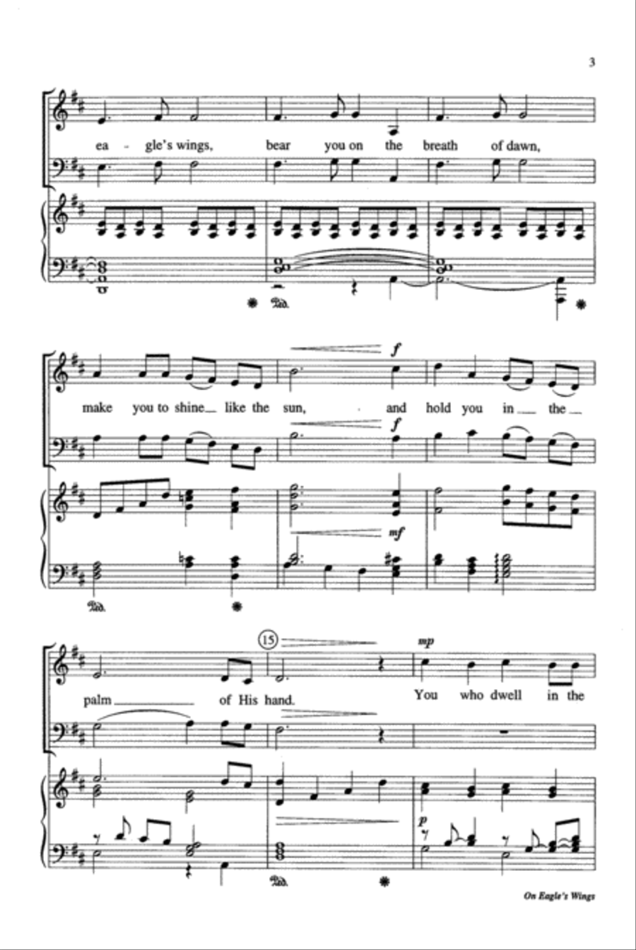 On Eagle's Wings On Eagle's Wings 2-Part scores gallery preview page 3