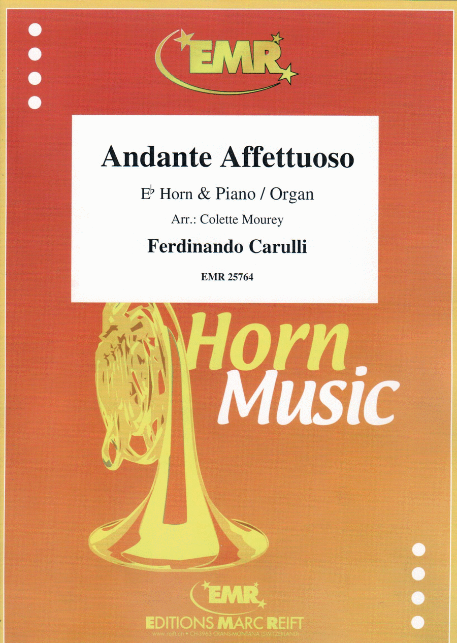 Andante Affettuoso Horn scores gallery preview page 1