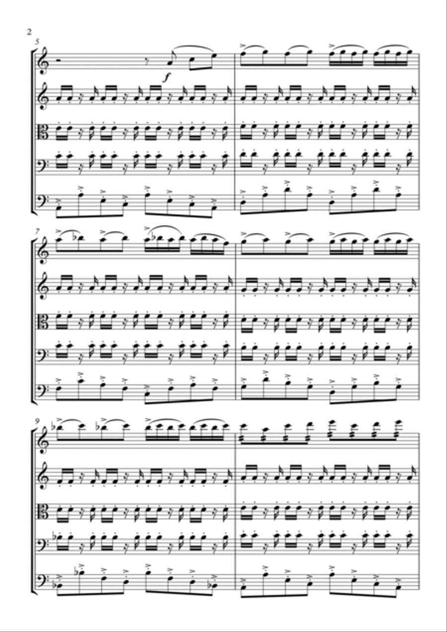 Monte Louro String Orchestra scores gallery preview page 2