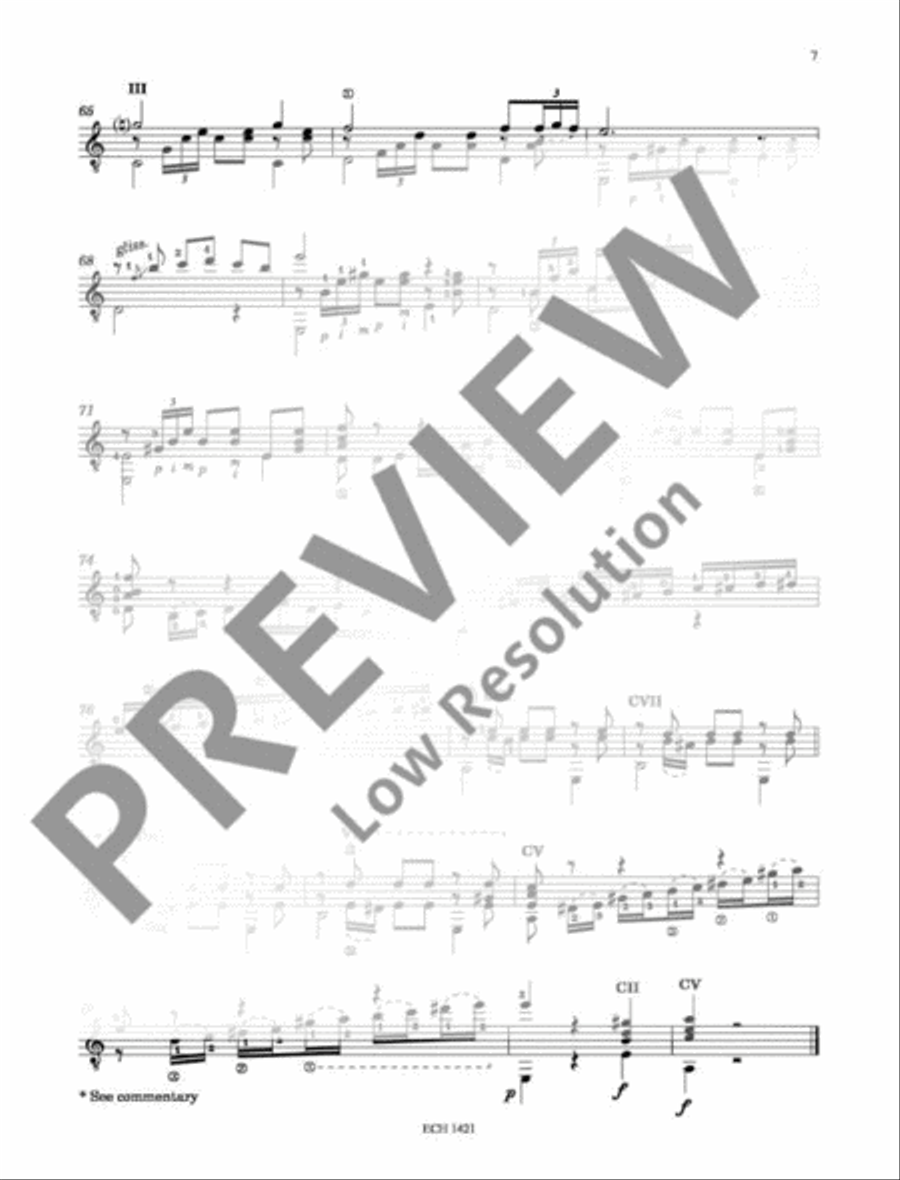 Serenata Española Serenata Española Classical Guitar scores gallery preview page 8