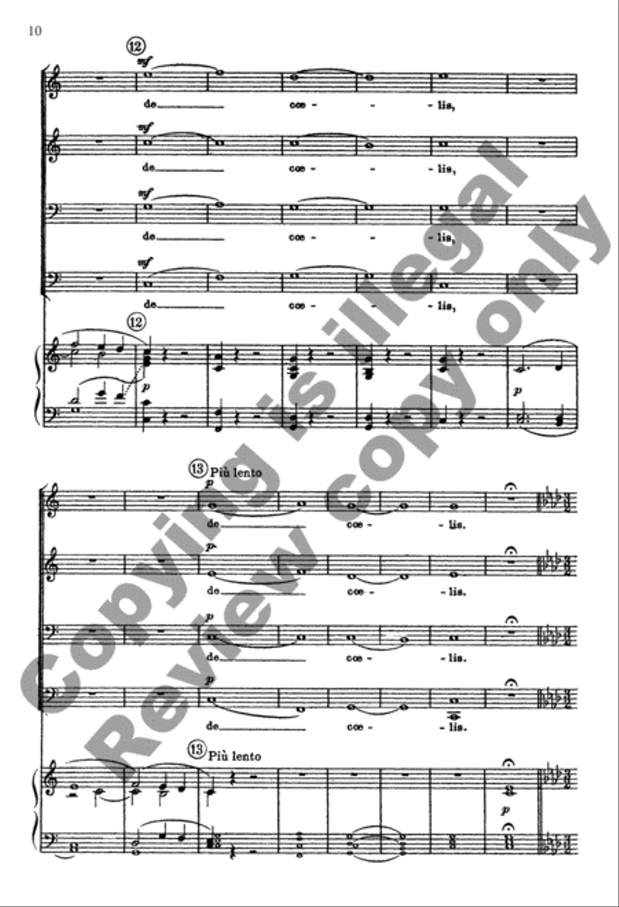Mass in A-Flat: Credo Mass in A-Flat: Credo TTBB scores gallery preview page 11