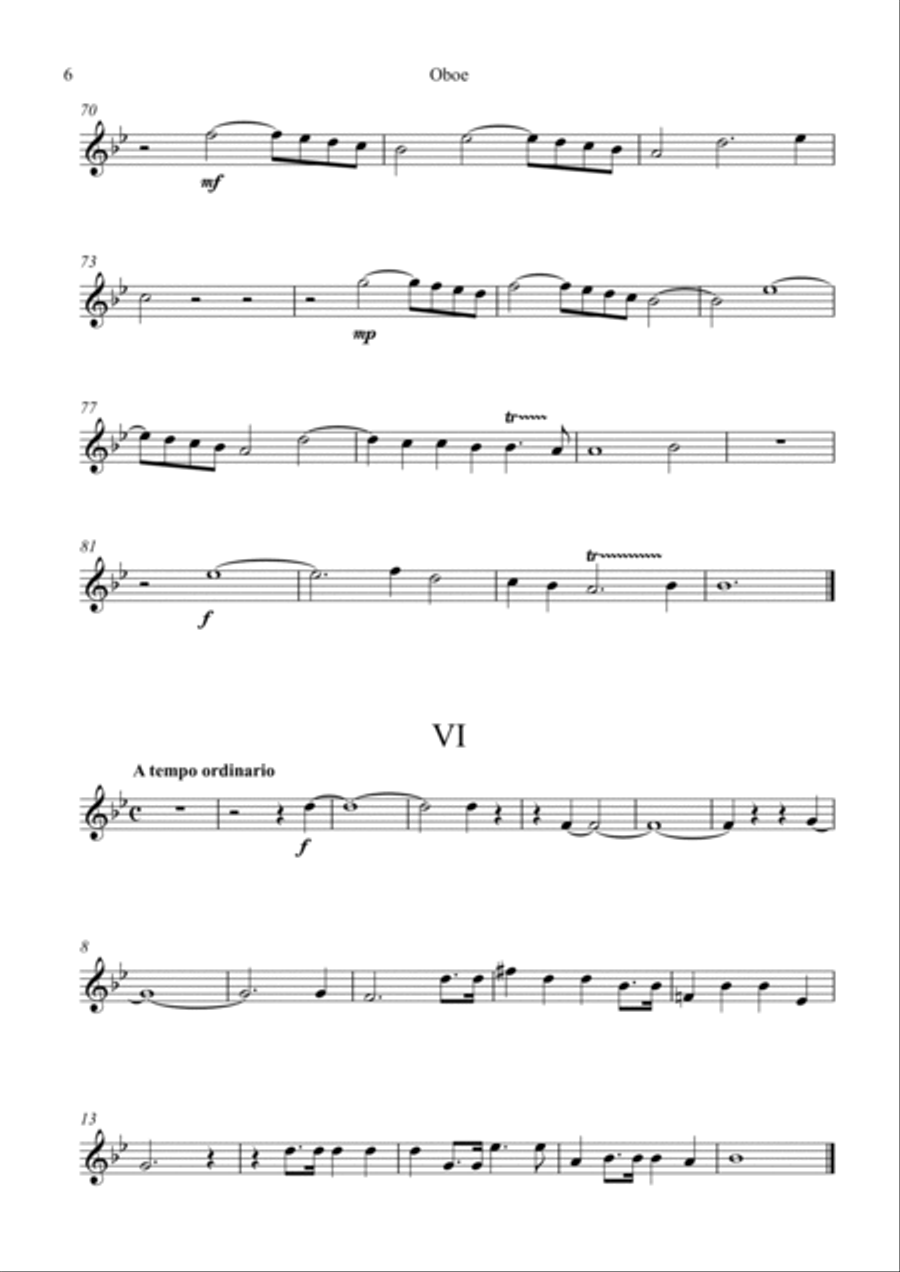 O Sing Unto The Lord, Anthem IV, parts Small Ensemble scores gallery preview page 6