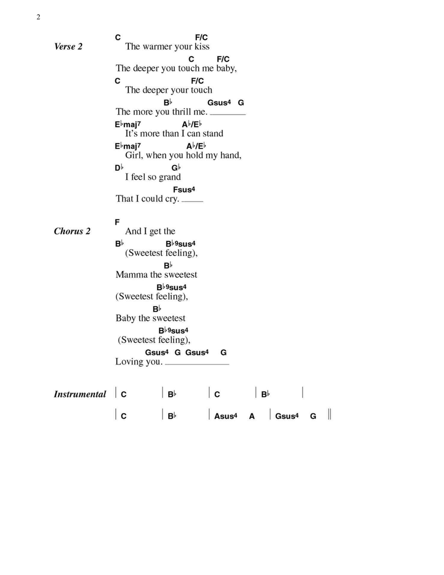 I Get The Sweetest Feeling Acoustic Guitar scores gallery preview page 2