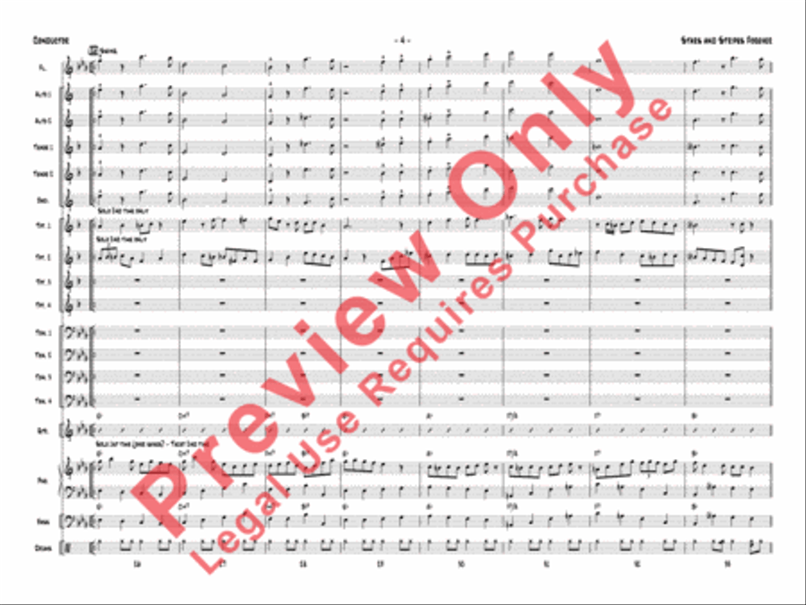 Stars and Stripes Forever Jazz Ensemble scores gallery preview page 8