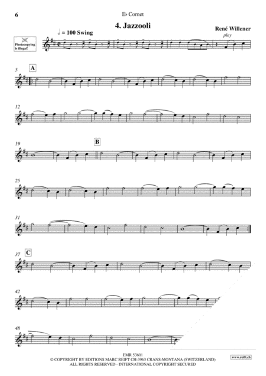 Bella Ciao Cornet scores gallery preview page 6