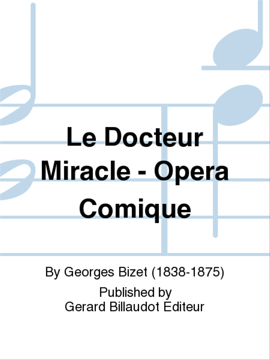 Le Docteur Miracle - Opera Comique Score scores gallery preview page 1