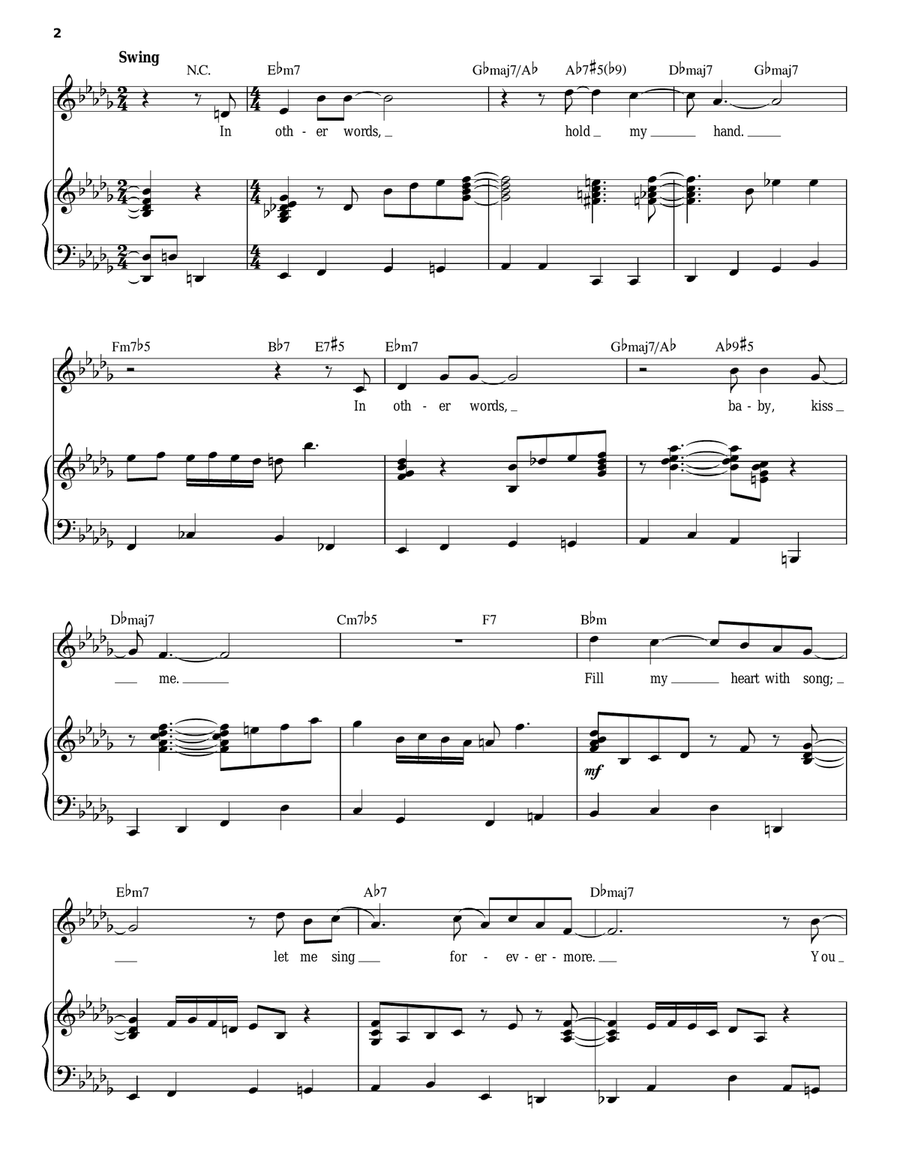 Fly Me To The Moon (In Other Words) Guitar scores gallery preview page 2