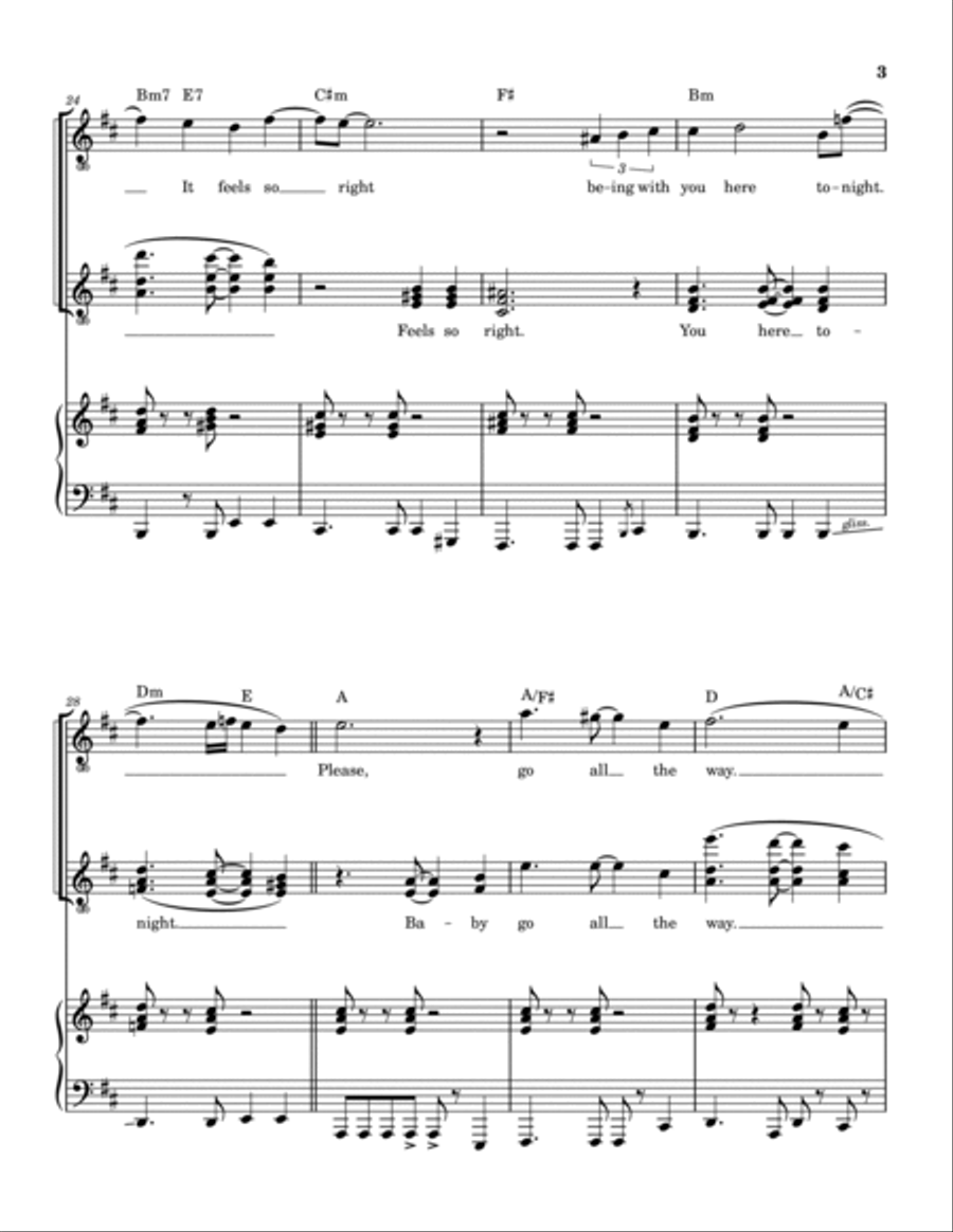 Go All The Way Piano, Vocal, Guitar scores gallery preview page 4