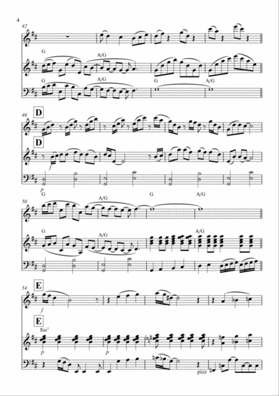 Peace Peace Small Ensemble scores gallery preview page 4