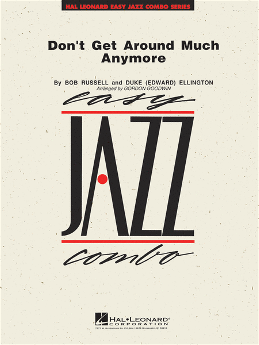 Don't Get Around Much Anymore Jazz Ensemble scores gallery preview page 1
