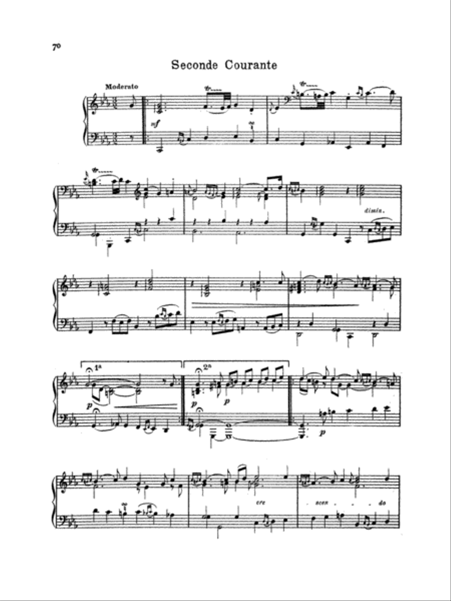 Couperin: Clavichord Pieces (Volume I) Piano Solo scores gallery preview page 1