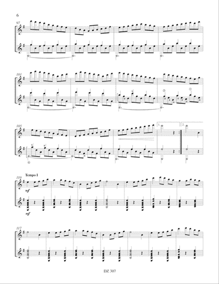 Dernier rêve à l'ouest Flute scores gallery preview page 6