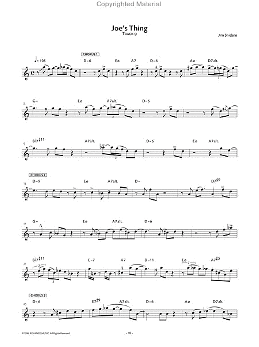 Jazz Conception Alto & Baritone Saxophone Baritone Saxophone scores gallery preview page 7