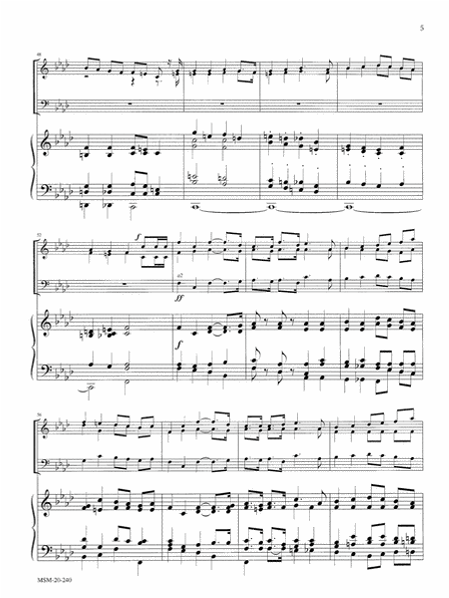 March of the Three Kings March of the Three Kings Organ scores gallery preview page 5