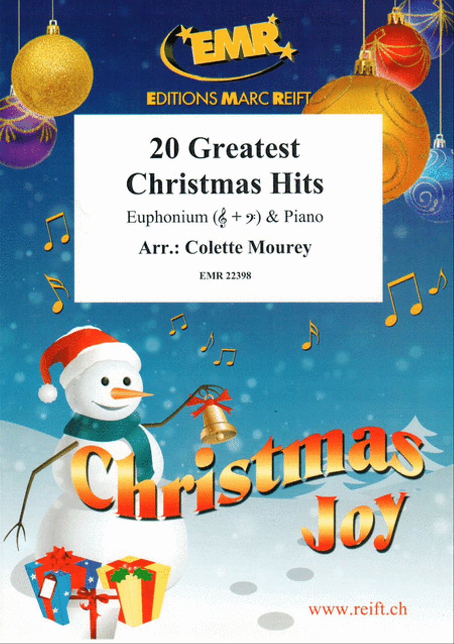 20 Greatest Christmas Hits Euphonium scores gallery preview page 1
