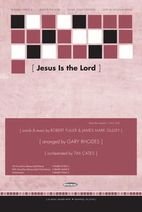 Book cover for Jesus Is The Lord - Anthem