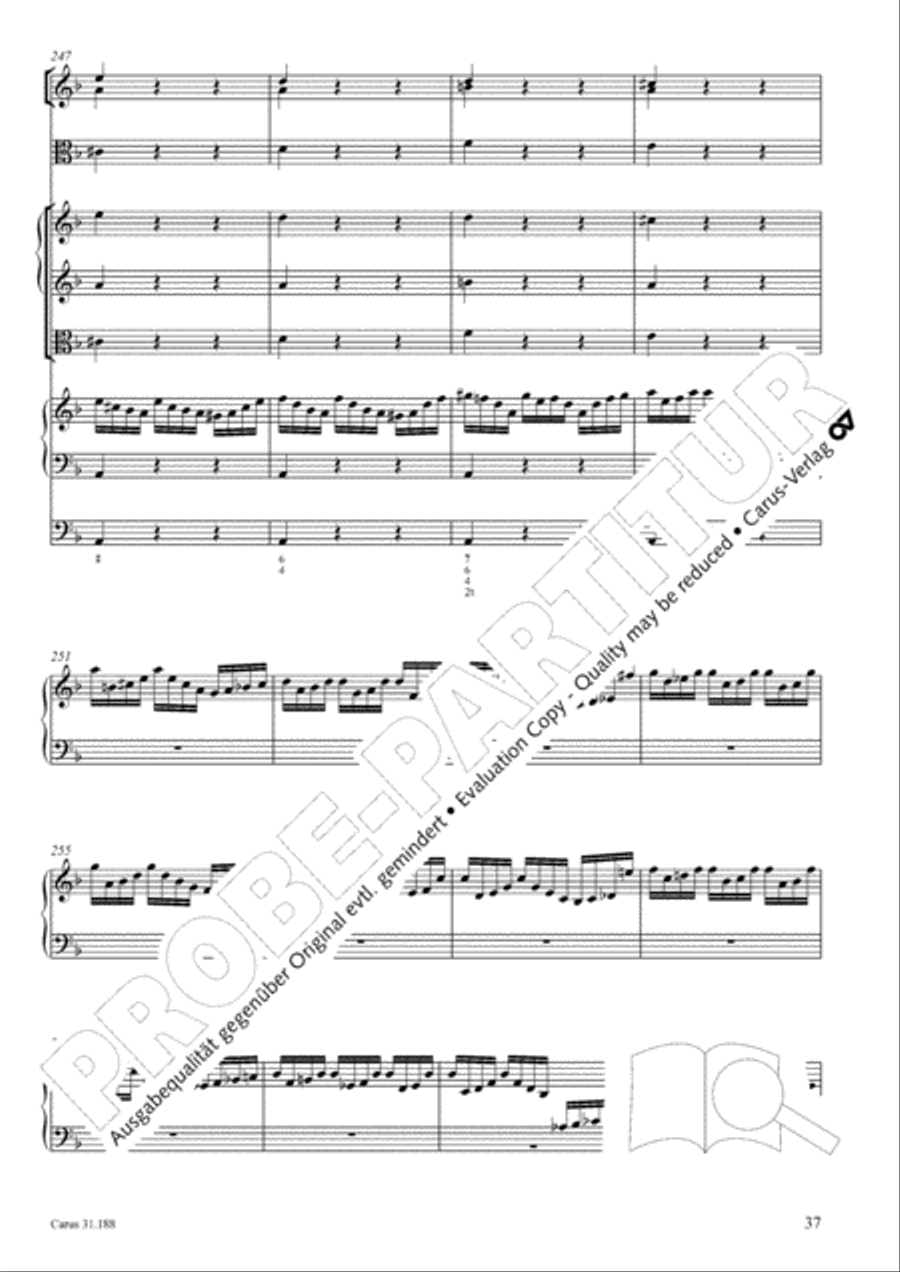 I have placed all my confidence (Ich habe meine Zuversicht) 4-Part scores gallery preview page 38