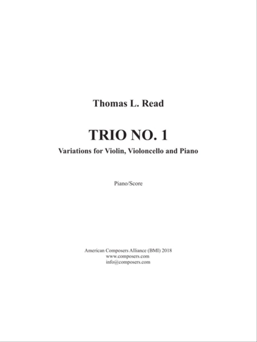 [Read] Piano Trio No. 1 Piano Trio scores gallery preview page 3