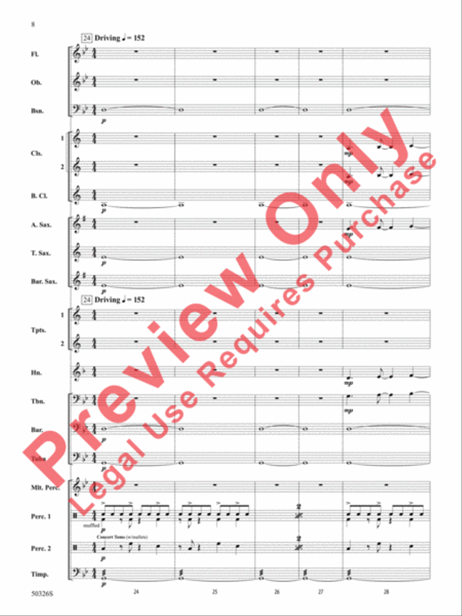 Intenso Concert Band scores gallery preview page 9