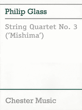 Book cover for String Quartet No. 3 (Mishima)