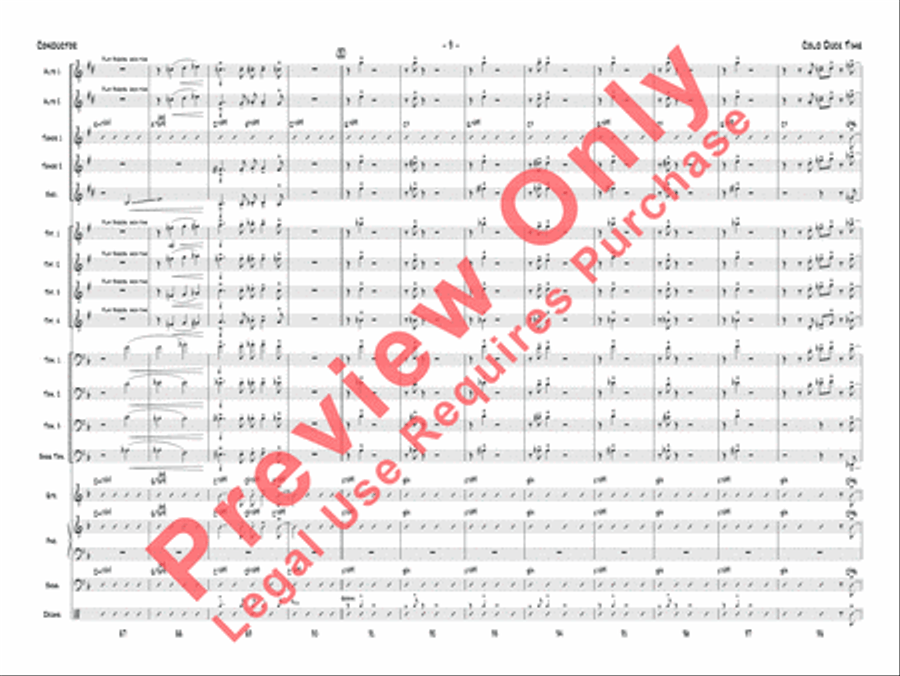 Cold Duck Time Jazz Ensemble scores gallery preview page 10