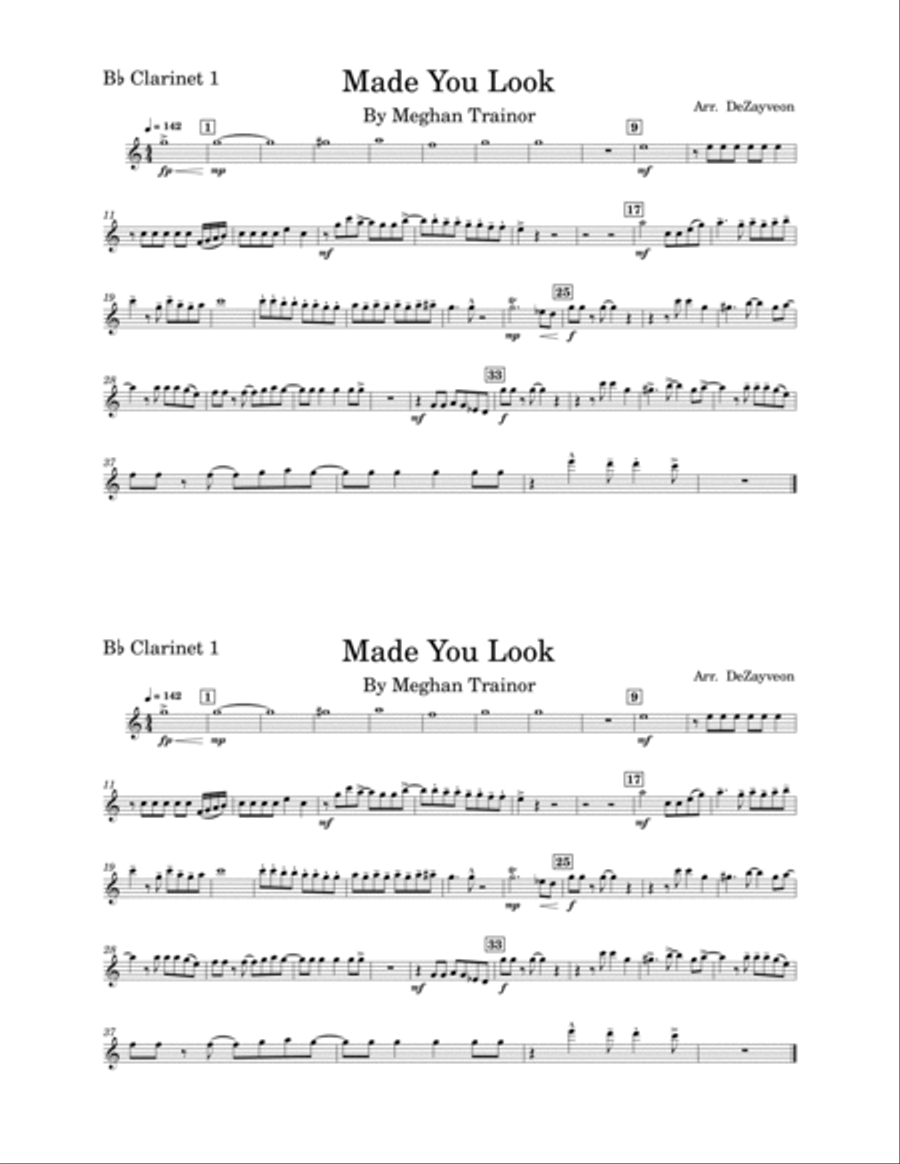 Made You Look Made You Look Marching Band scores gallery preview page 2
