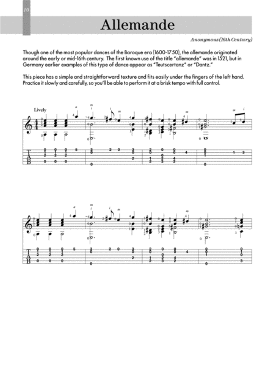 Renaissance for Guitar - Masters in Tab Electric Guitar scores gallery preview page 11
