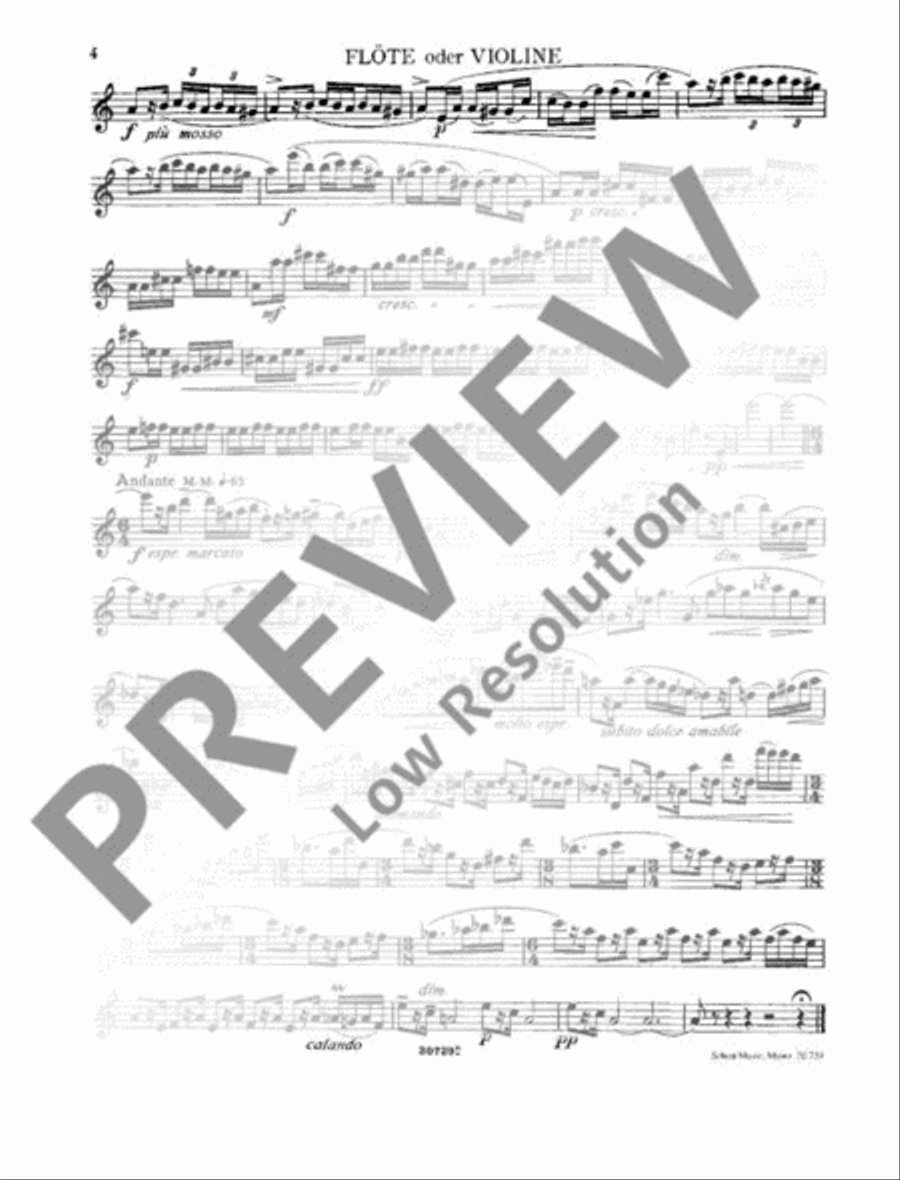 Capriccio Flute scores gallery preview page 16