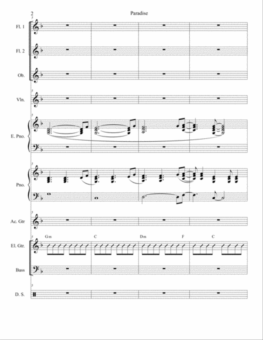 Paradise Large Ensemble scores gallery preview page 2