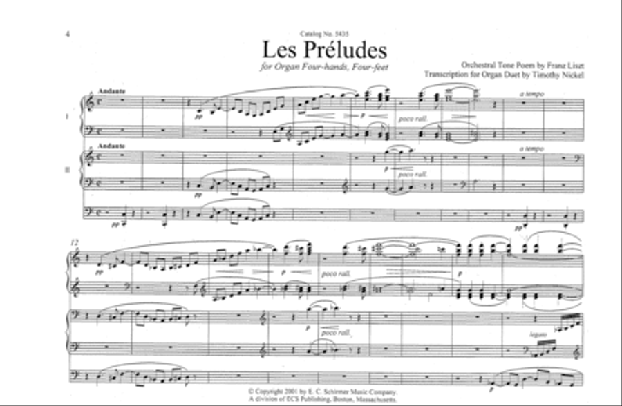 Les Preludes Les Preludes Organ scores gallery preview page 4