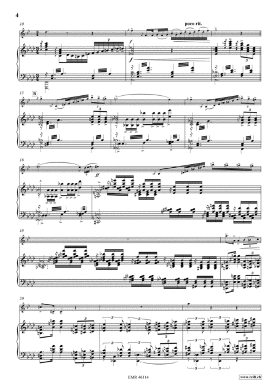 Poeme No. 1 Piano Accompaniment scores gallery preview page 5