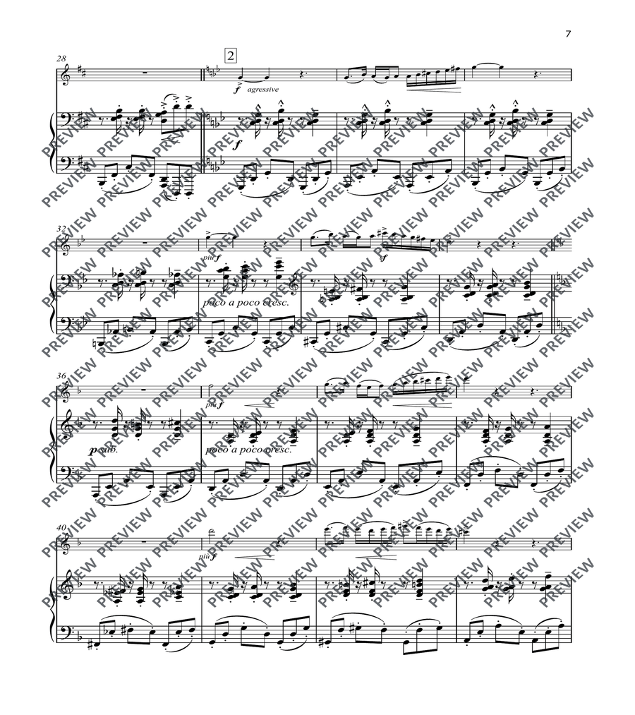 Portraits Portraits Flute Solo scores gallery preview page 7