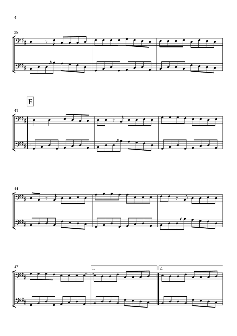Last Night Brass Duet scores gallery preview page 4