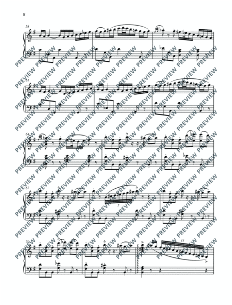 Goldberg in Istanbul Harpsichord scores gallery preview page 9