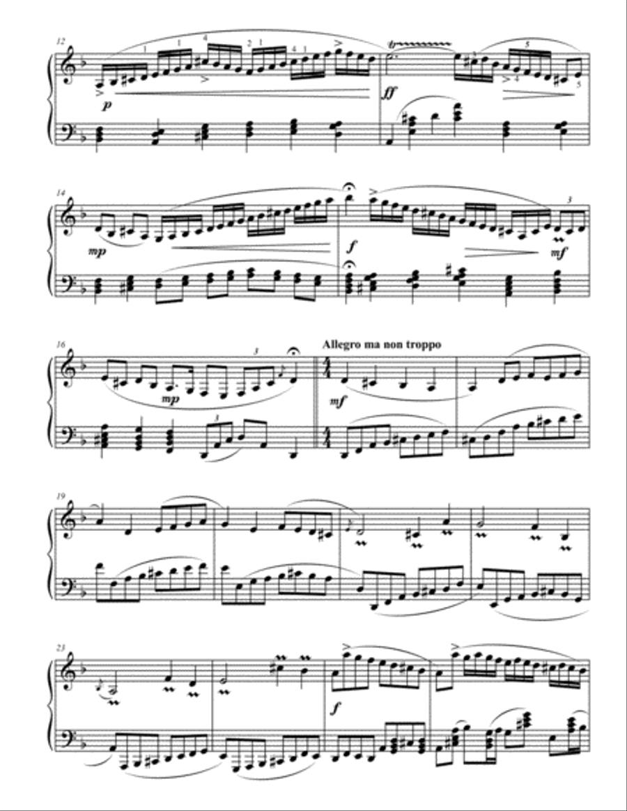 Departure Departure Piano Solo scores gallery preview page 2