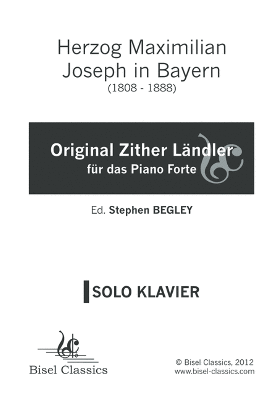 Original Zither Landler fur das Piano Forte Zither scores gallery preview page 3