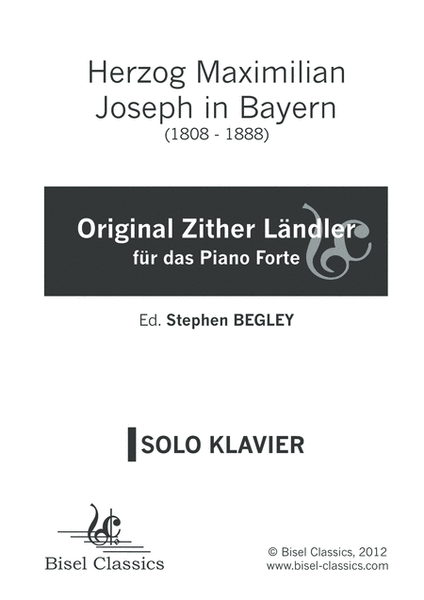 Original Zither Landler fur das Piano Forte