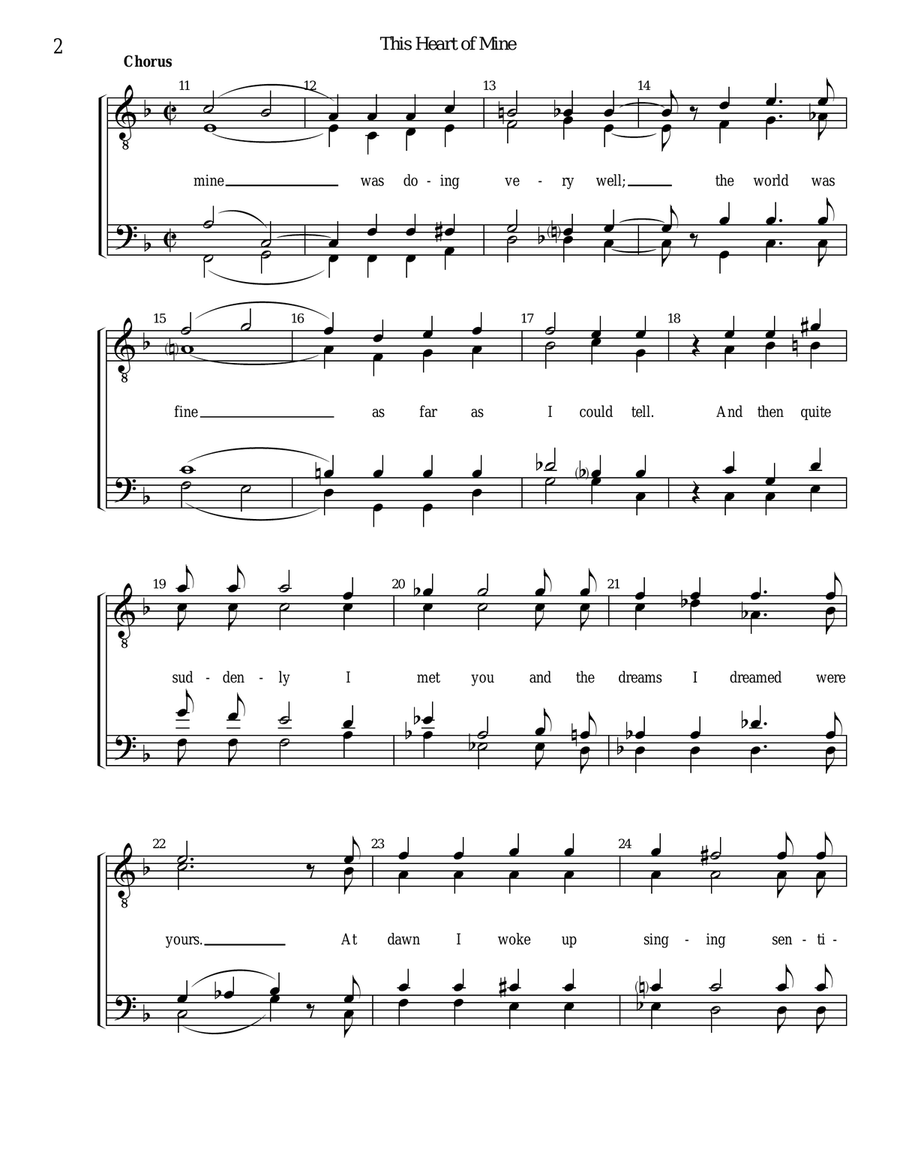 This Heart Of Mine This Heart Of Mine TTBB scores gallery preview page 2