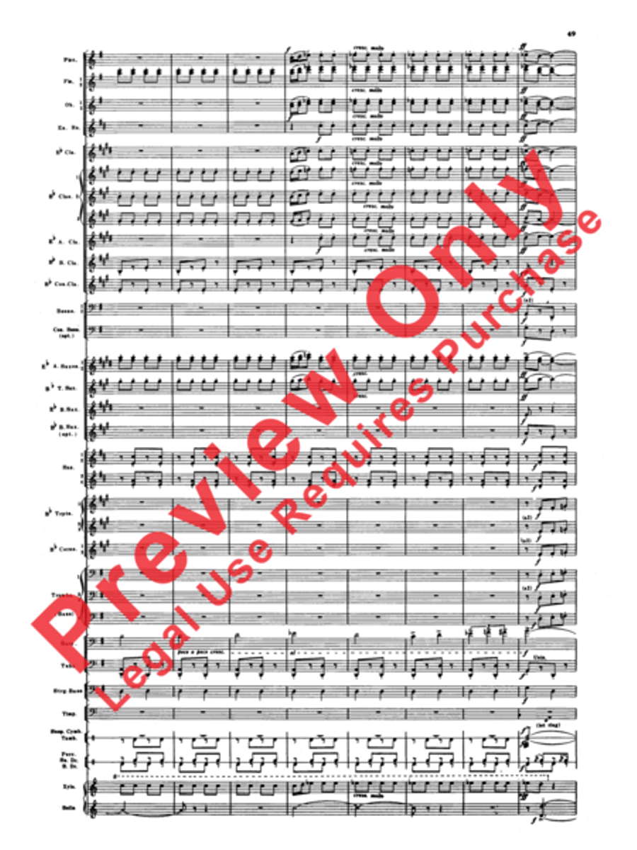 Armenian Dances, Part 1 Armenian Dances, Part 1 Concert Band scores gallery preview page 50