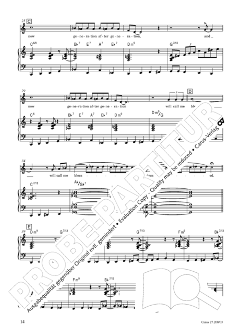 Magnificat 4-Part scores gallery preview page 15