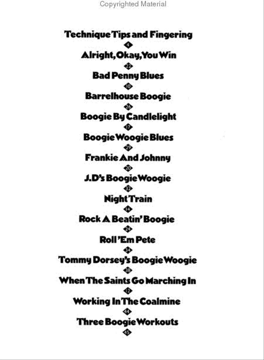 How to Play Boogie-Woogie Piano Method scores gallery preview page 2