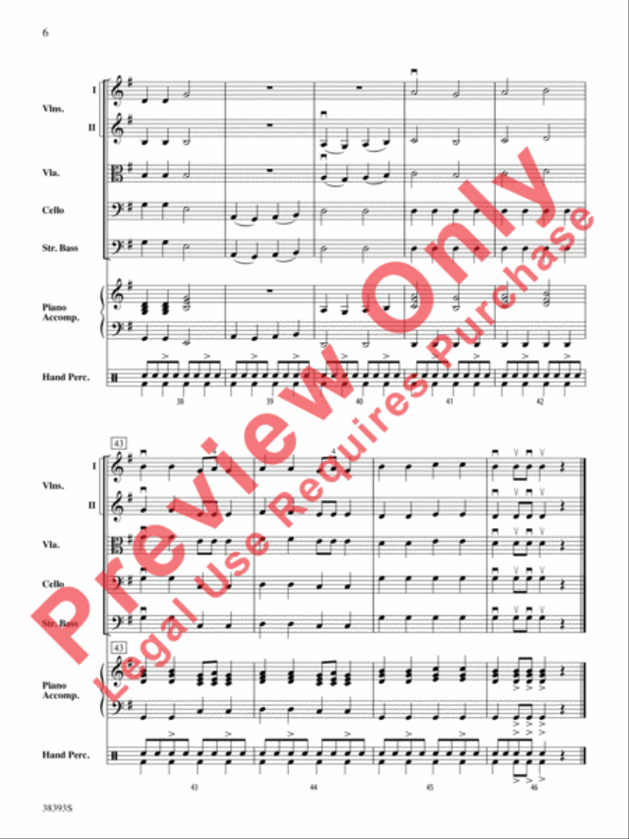 Rockin' Ol' St. Nick Rockin' Ol' St. Nick String Orchestra scores gallery preview page 7