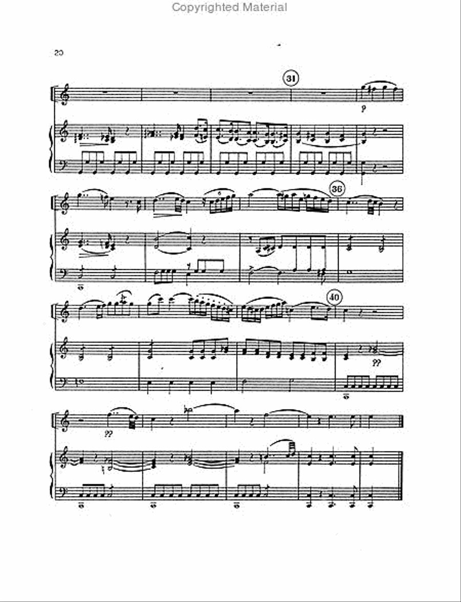 Duo in E minor Duo in E minor Violin Solo scores gallery preview page 4