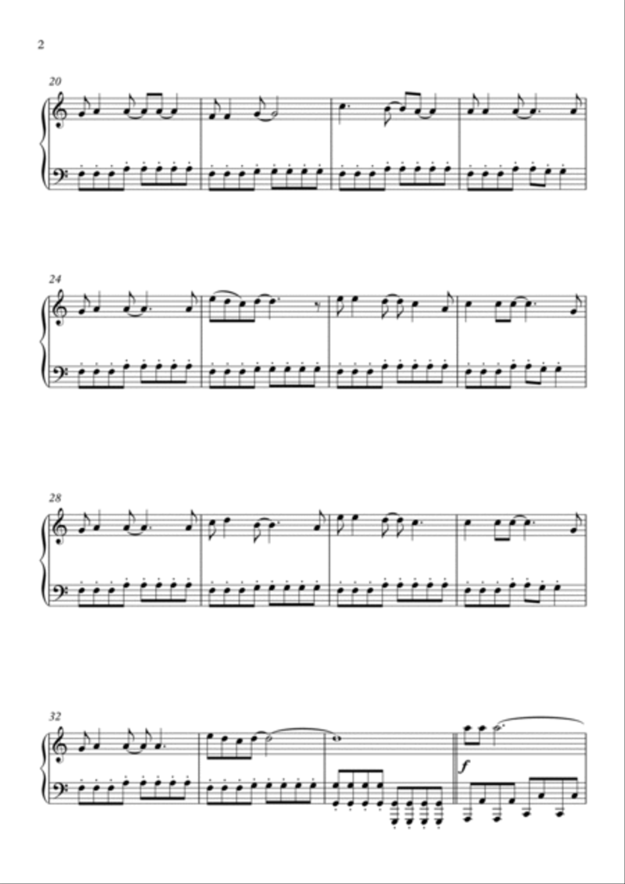 Rock You Like A Hurricane Easy Piano scores gallery preview page 2