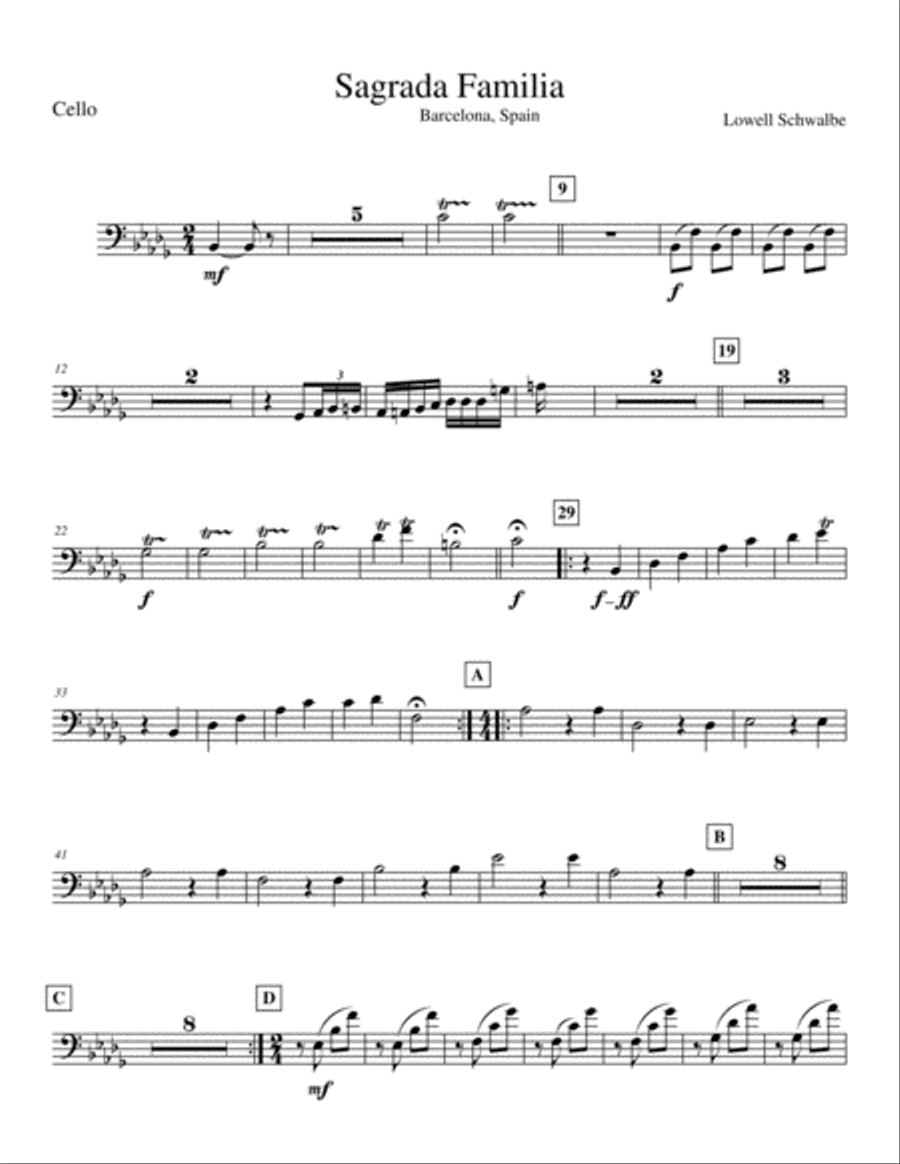 Sagrada Familia Full Orchestra scores gallery preview page 4