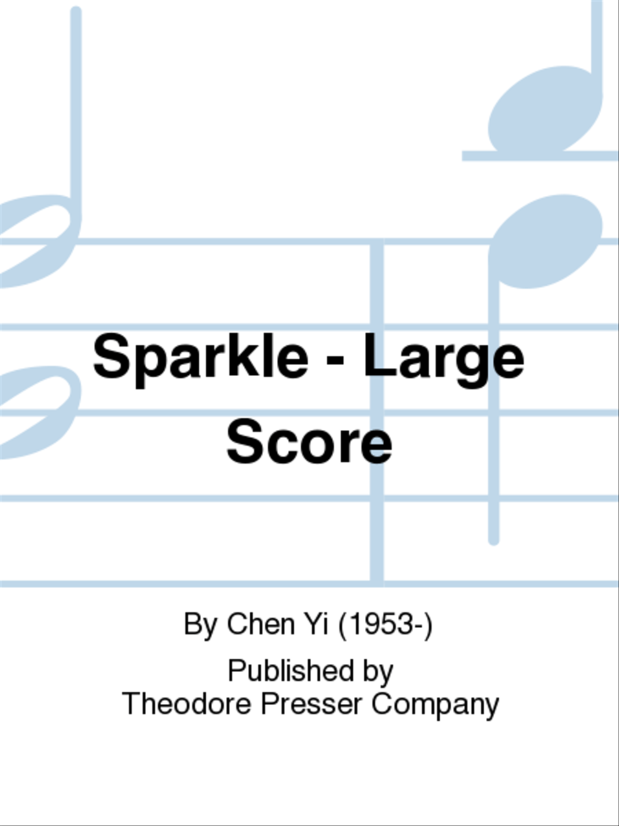Sparkle - Large Score Orchestra scores gallery preview page 1