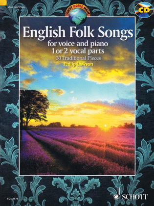 Book cover for English Folk Songs for Voice and Piano