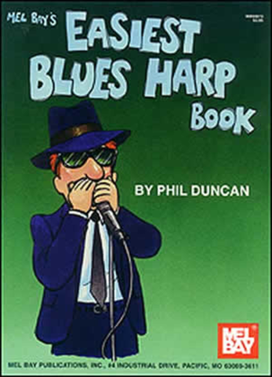 Book cover for Easiest Blues Harp Book
