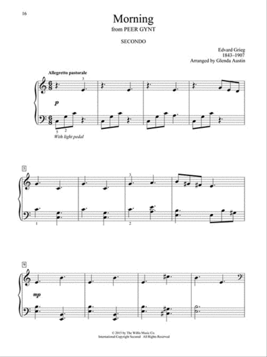 Easy Classical Duets Easy Piano scores gallery preview page 5